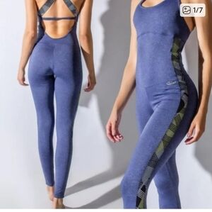 Body Fit Colombian Active Jumpsuit Womens Sport Gym Zumba